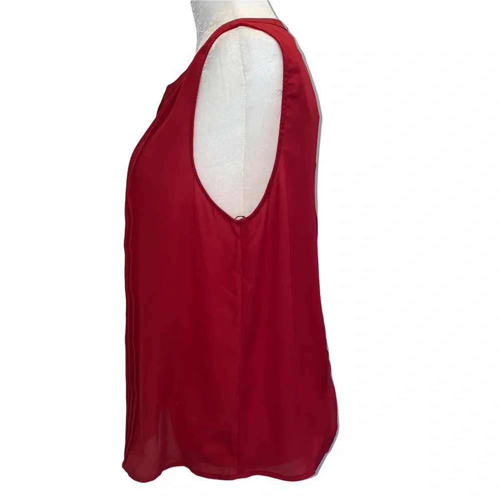 BKE NWT Red Sleeveless Blouse M - Picture 6 of 11